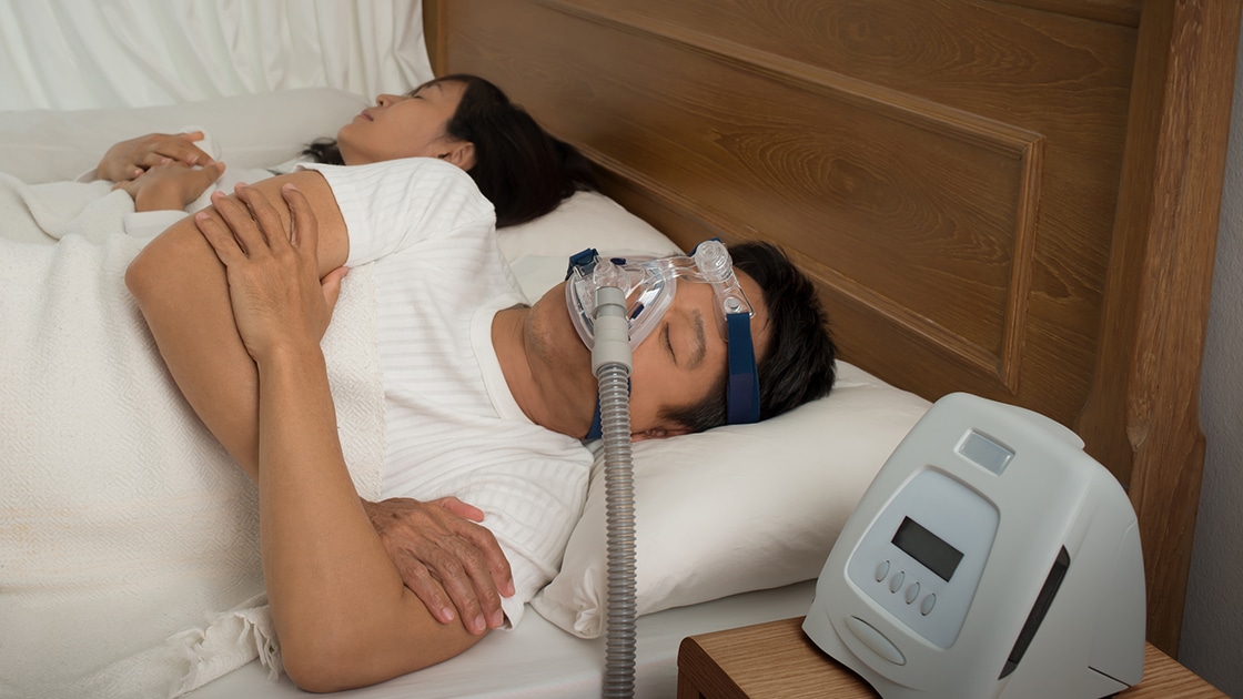 Woman having trouble sleeping